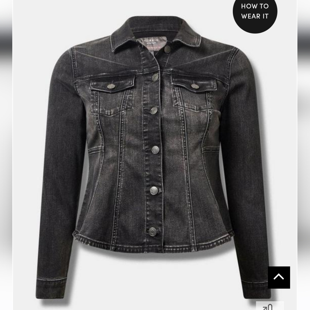 🆕️DENIM FIT & FLARE TRUCKER JACKET